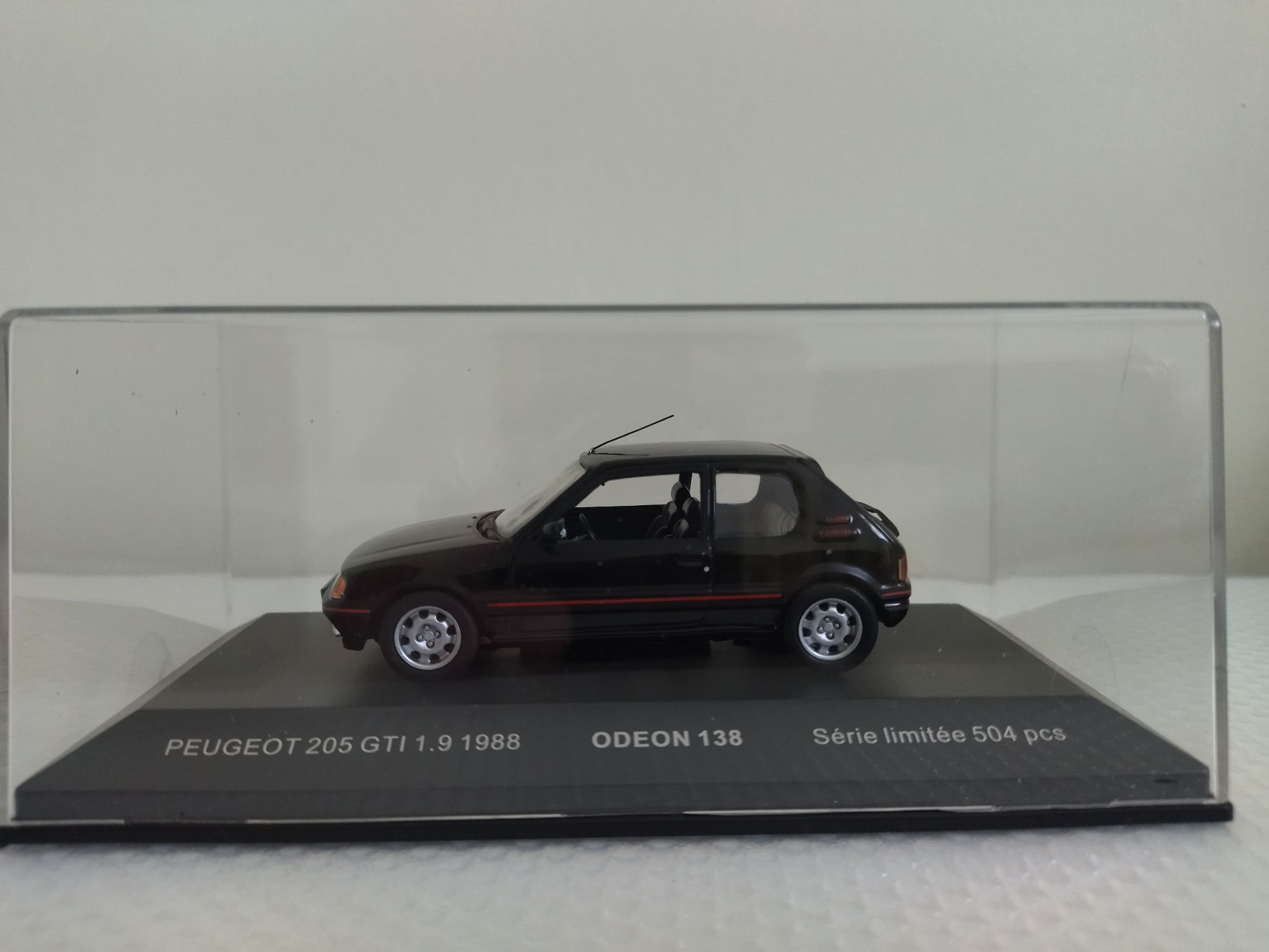 Miniatura Peugeot 205 GTI Edição Limitada 1/43 Nova