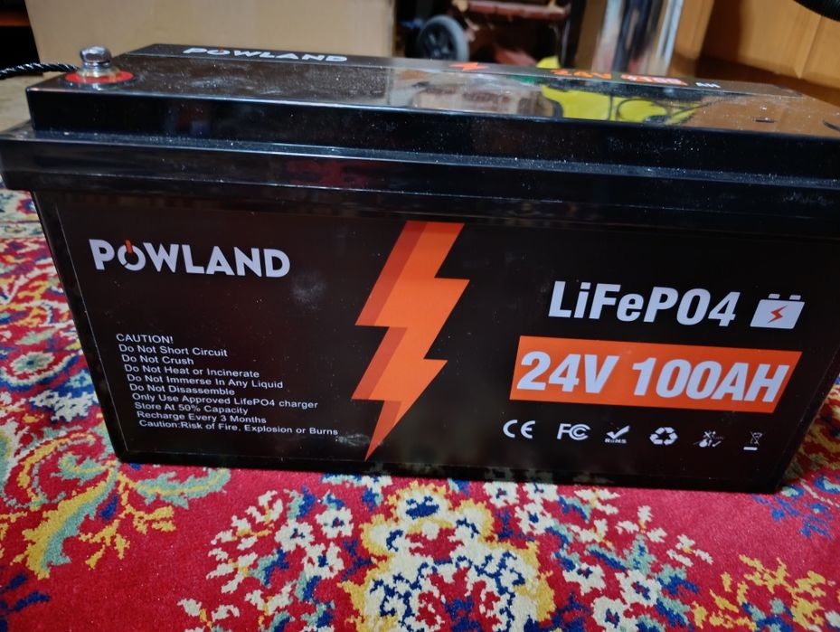 Lifepo4, magazyn energii, akumulator 24v 100ah