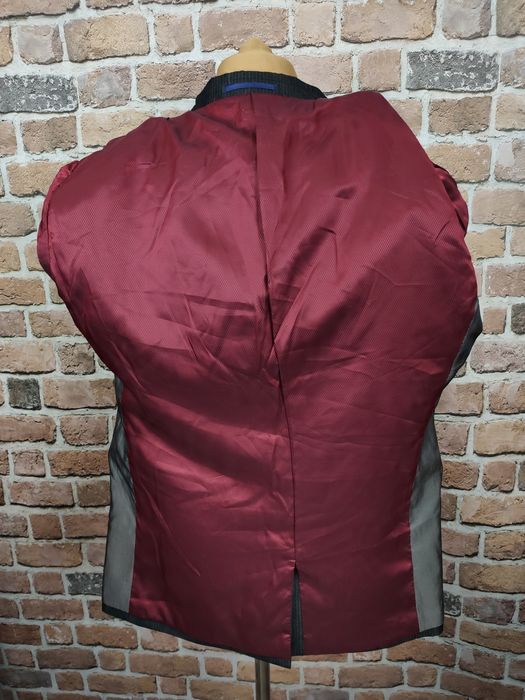 Next elegancka marynarka męska w paski 42s 107 cm