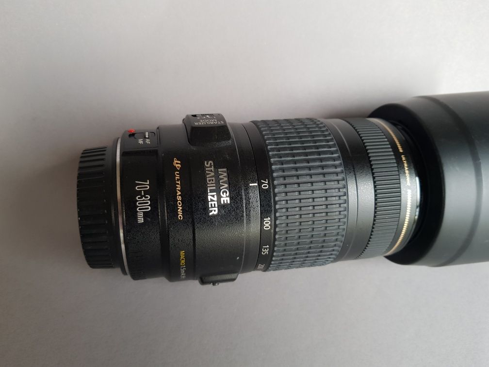 Canon, obiektyw, 70-300 mm 1:4-5,6 is USM