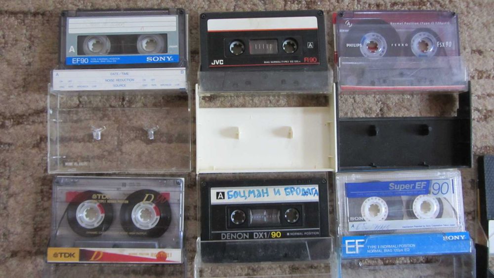 Касети фірмові в доброму стані 10 штук