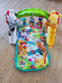 Tapete e ginásio para bebés Fisher Price Newborn-to-Toddler Play Gym