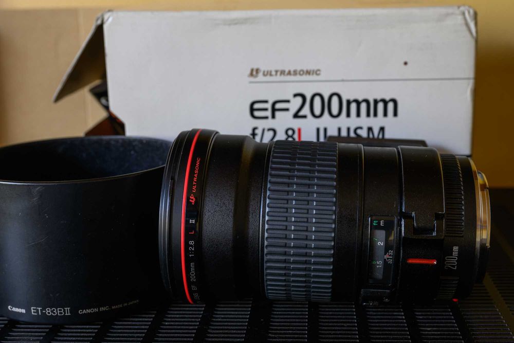 Canon EF 200/2,8 L II USM Ostrość i bokeh