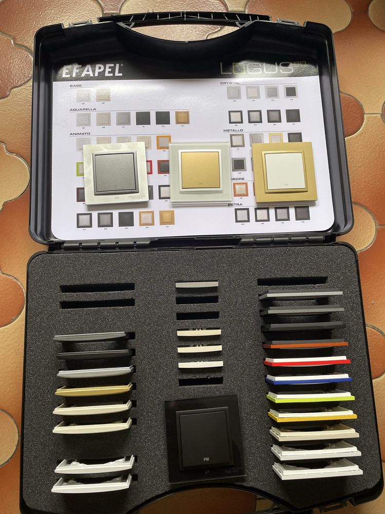 Kit amostras aparelhagem Efapel