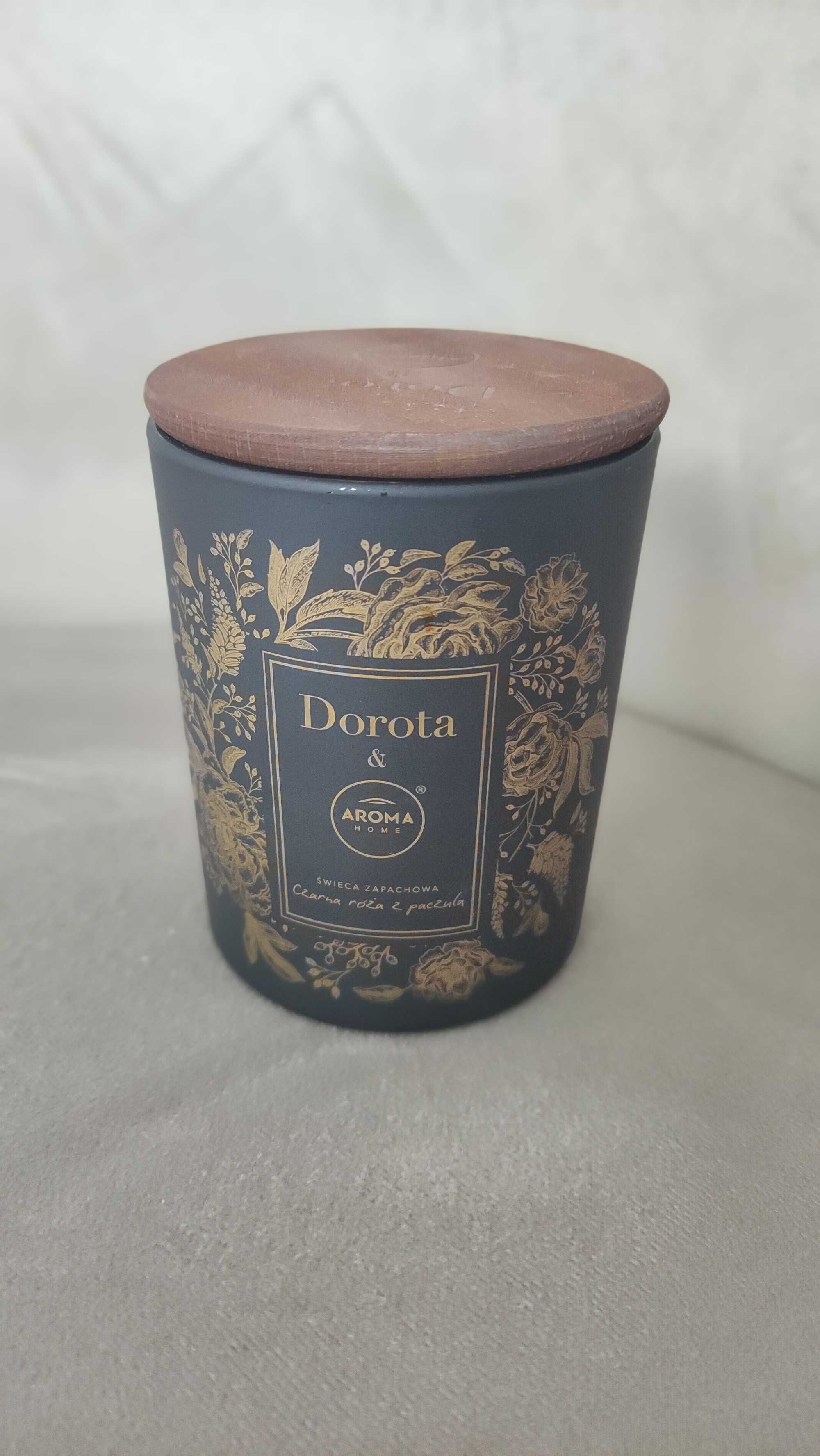 Świeca sojowa Dorota&Aroma Home, czarna róża z paczulą