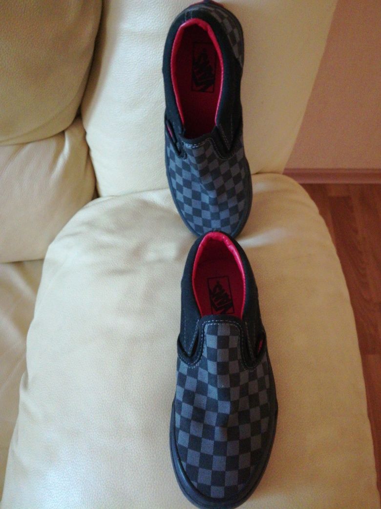 Мокасины Для мальчика шахматка от Vans