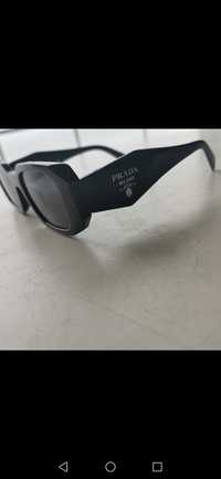 Prada milano okulary przeciwsłoneczne czarne unisex