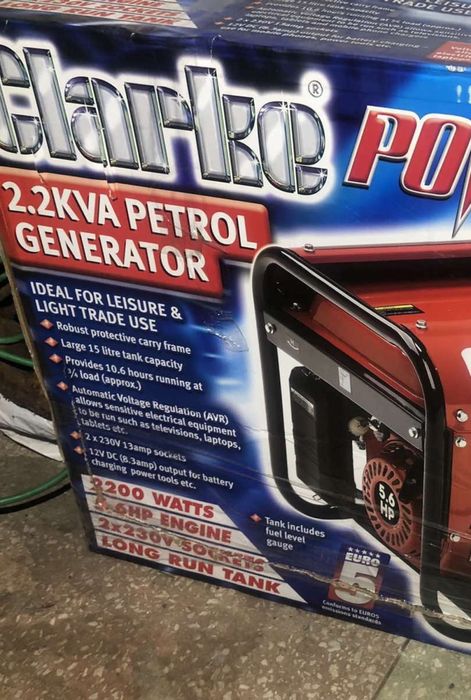 Продам генератор Clarke PG2500A 2.2 кВт