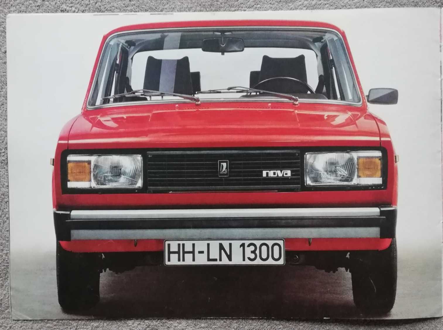 Prospekt Lada Nova rok 1981