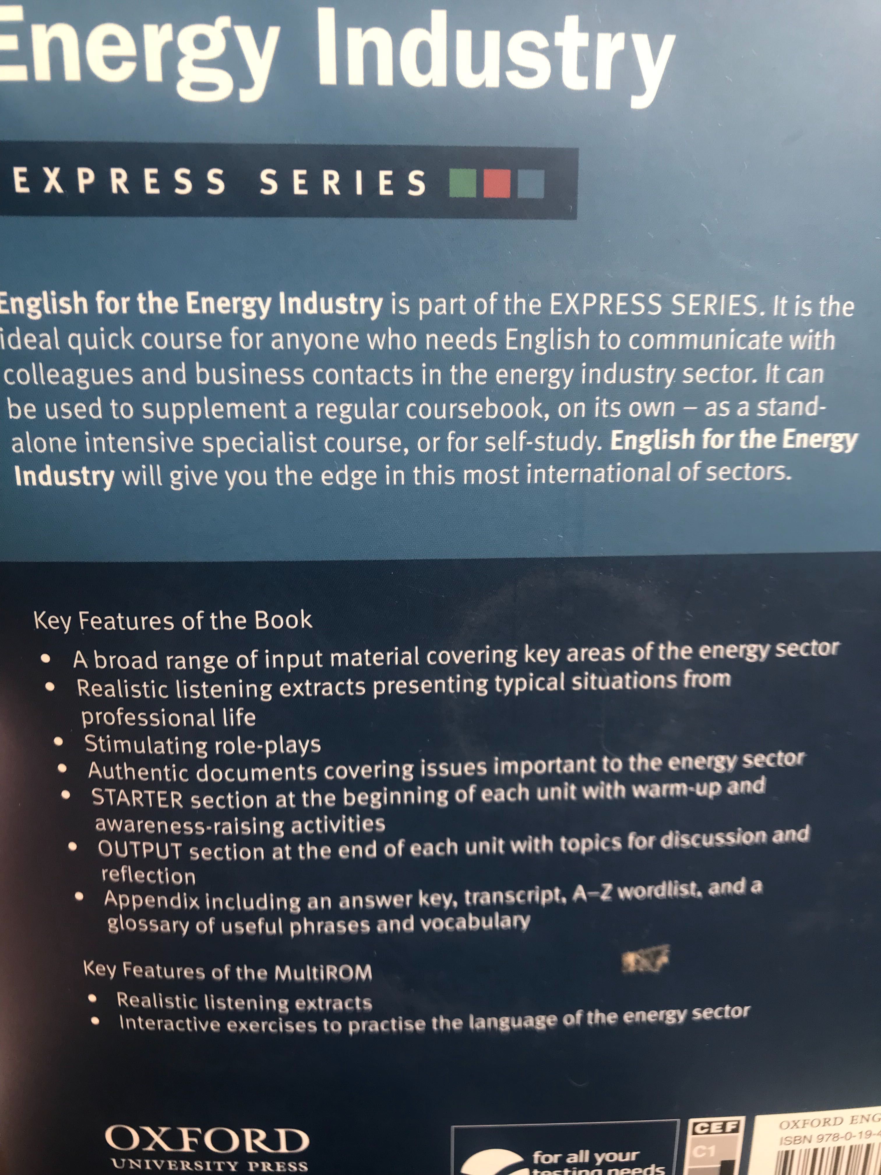 English for the Energy Industry