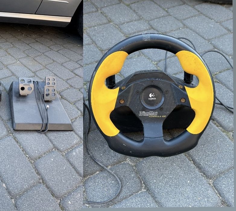 Kierownica Logitech Wingman Formula GP kolor żółty