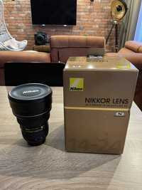 Obiektyw nikkor lens 14-24 2.8G użyty kilka razy