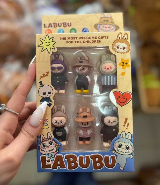 Zestaw figurki labubu dla dzieci