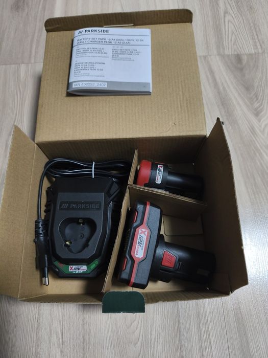 Zestaw 2 akumulatory 12v Parkside