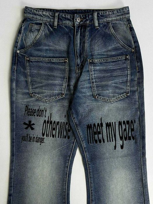ARCHIVE Flared джинси faded джинсы синие сині клеш кльош skinny архив