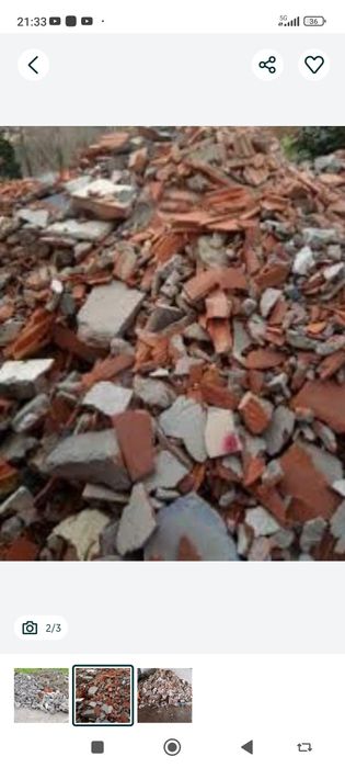 Faço cargas de entulho limpo terrenos e aceito sucata