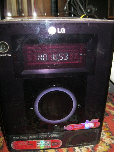 DVD микро HiFi система LG модель № FB-D163X