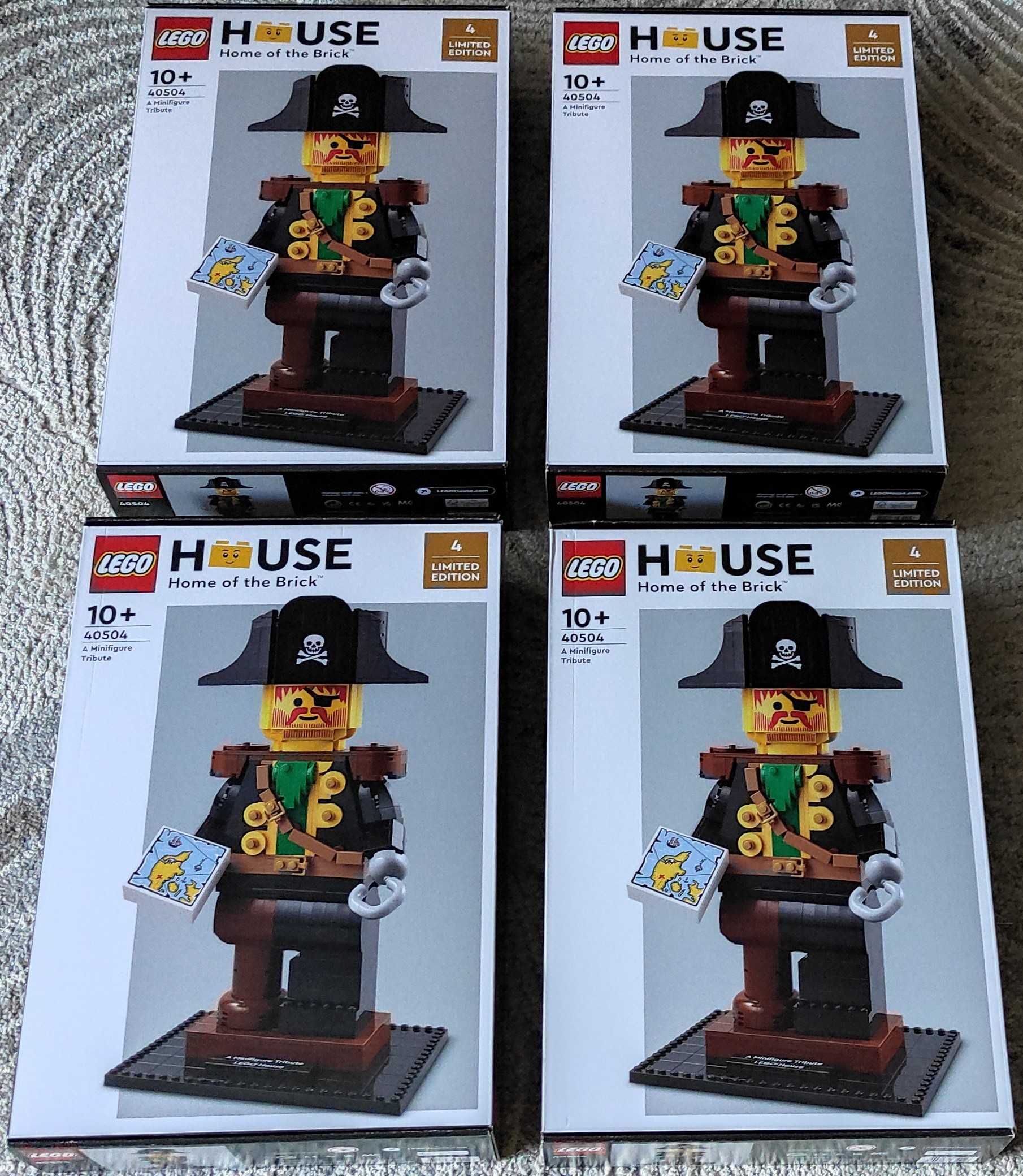 LEGO House 40504 Home of the Brick Tribute Pirat Kapitan Rudobrody