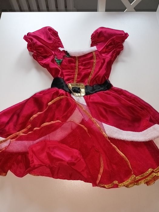 Strój sukienka Mikołajka Mikołaj Miss Santa 4-5 lat, 104/110