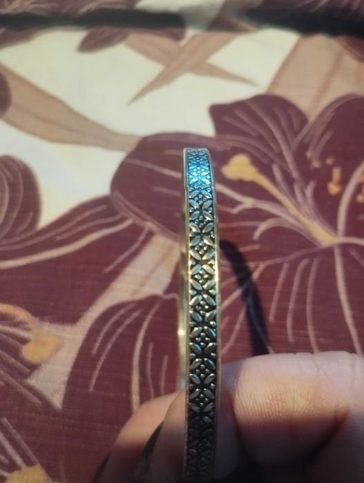 Bransoletka metalowa koło