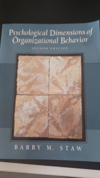 Livro "Psychological Dimensions of Organizational Behavior" Barry M.