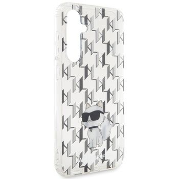 Oryginalne Etui KARL LAGERFELD Monogram Choupette Samsung S23 FE