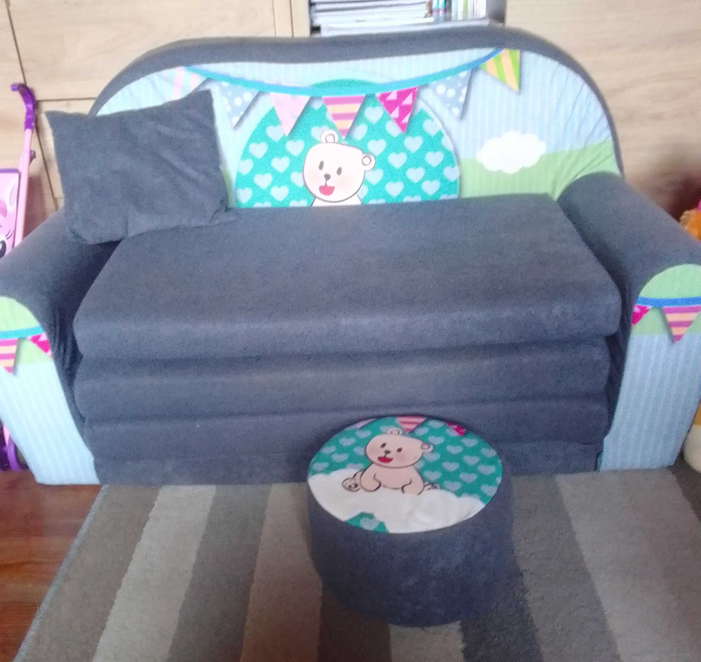 Fotel tapczanik  dla dziecka