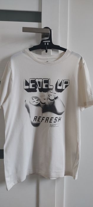 3 x t-shirt h&m 158/164 slim fit