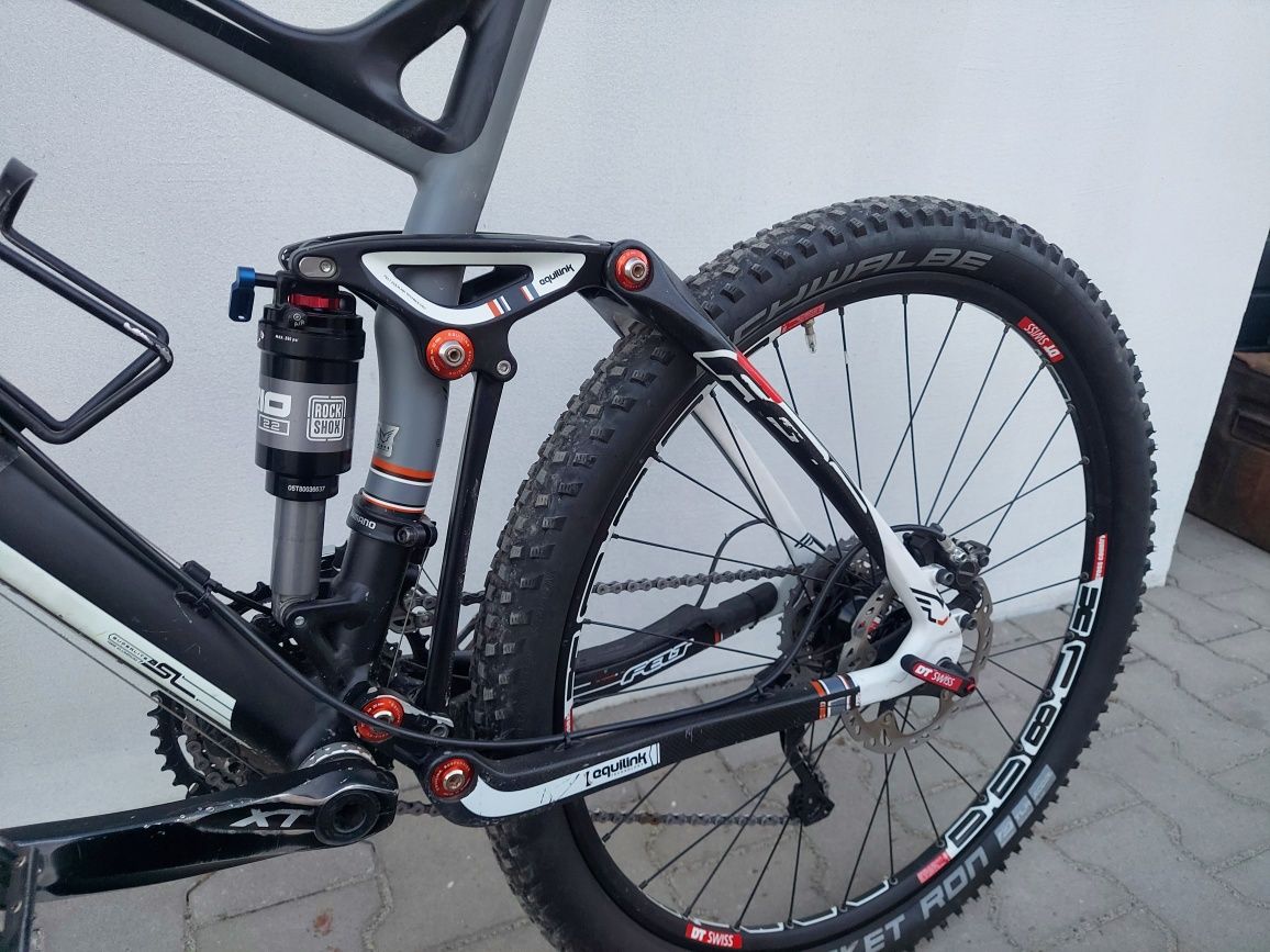 Rama Felt Virtur Pro carbon Damper Rock Shox Ario 2.2 + dodatki