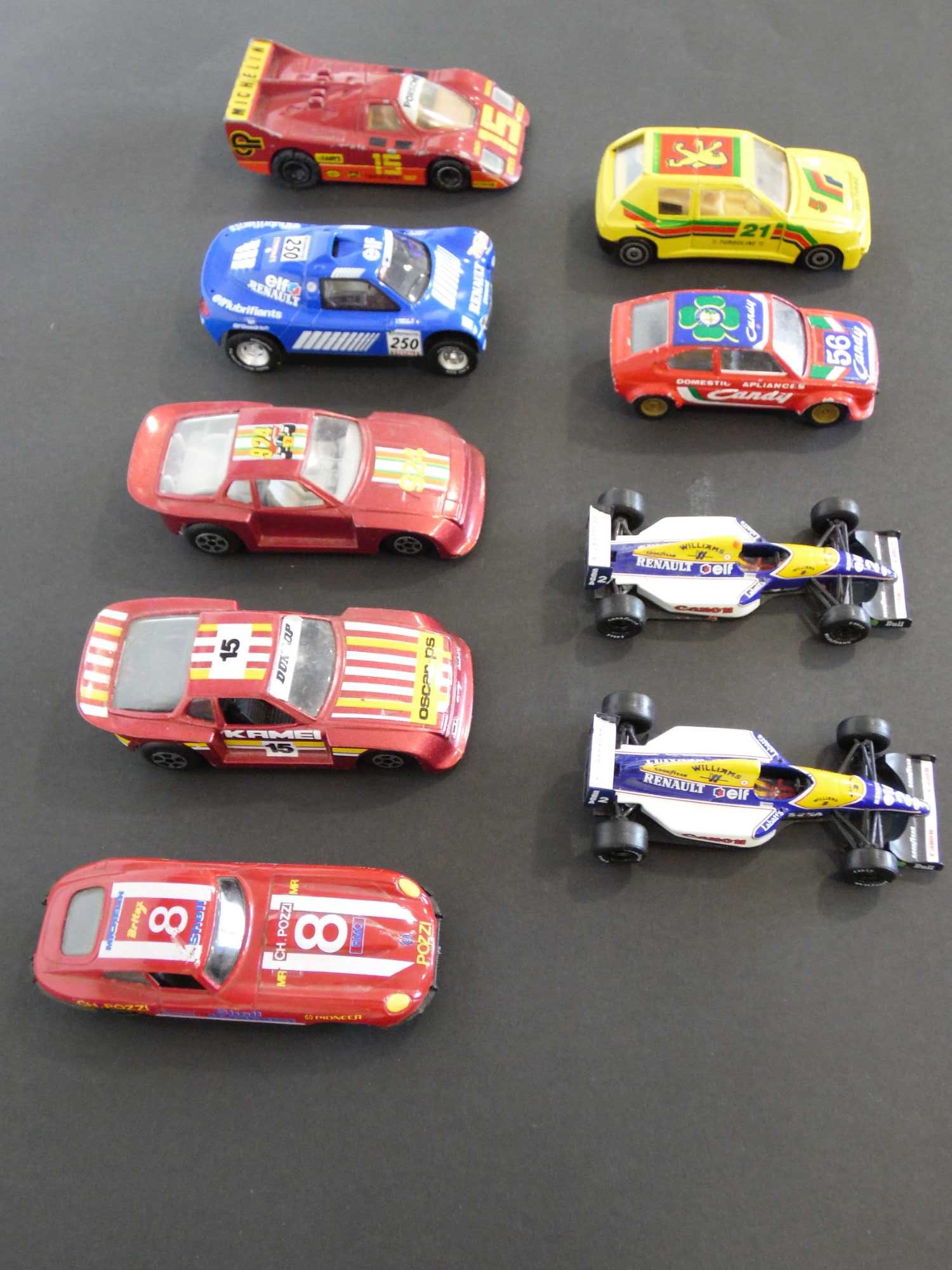 Miniaturas de Competição nas escalas 1/40 e 1/43, marcas diversas
