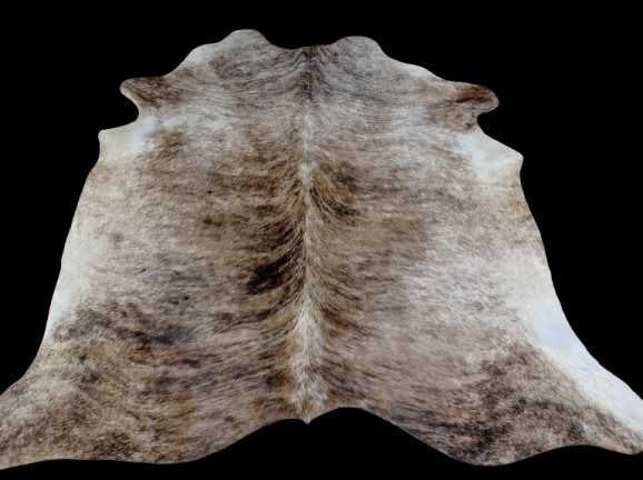 Dywan SKÓRA BYDLĘCA Tygrys beżowo-brązowy Krowa skóra naturalna