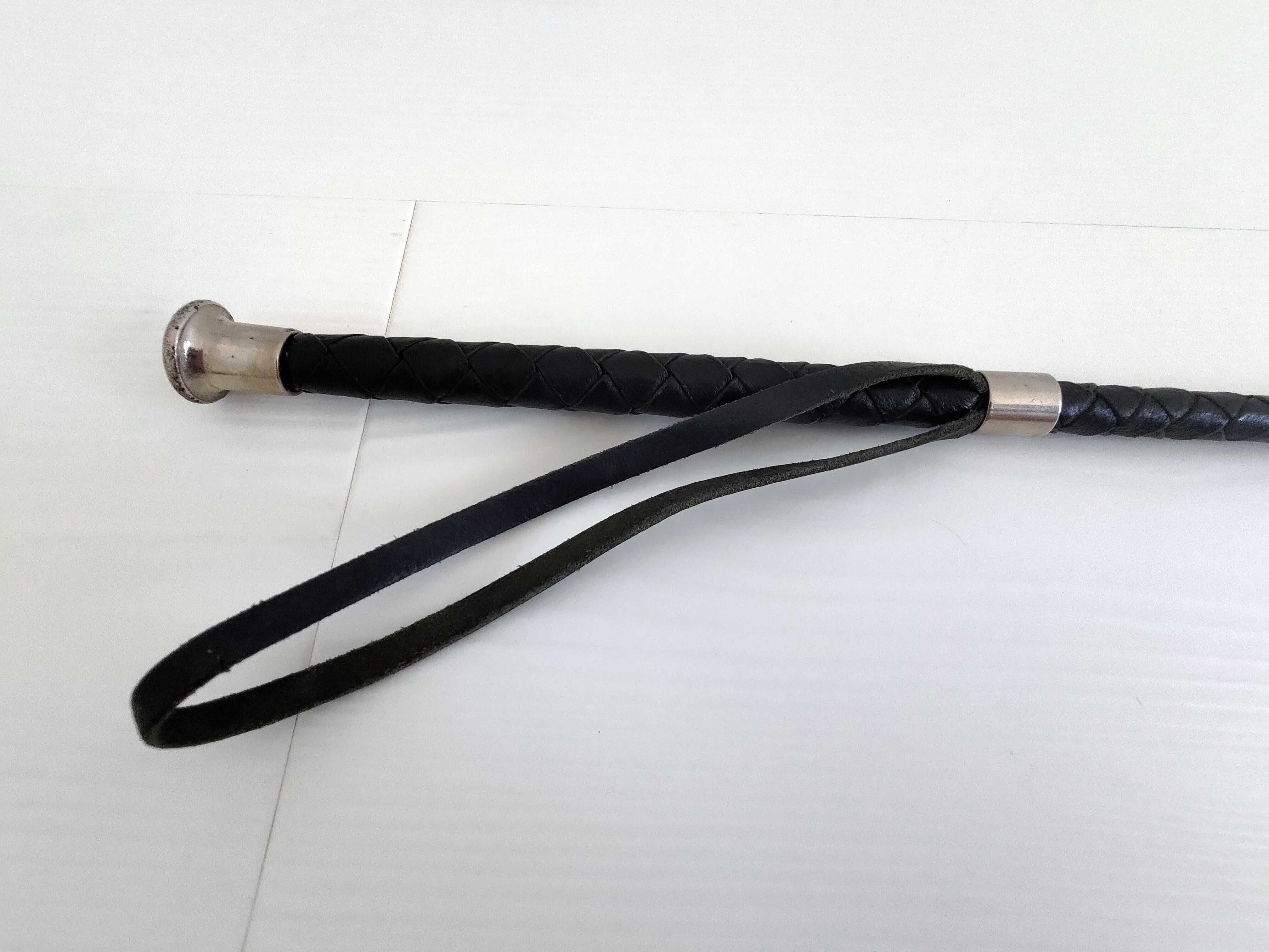 Bat skokowy palcat 68 cm / 5 cm końcówka / skórzany