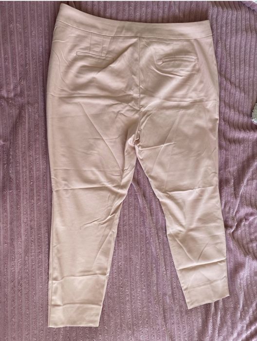 Пудрові штани бавовняні брюки