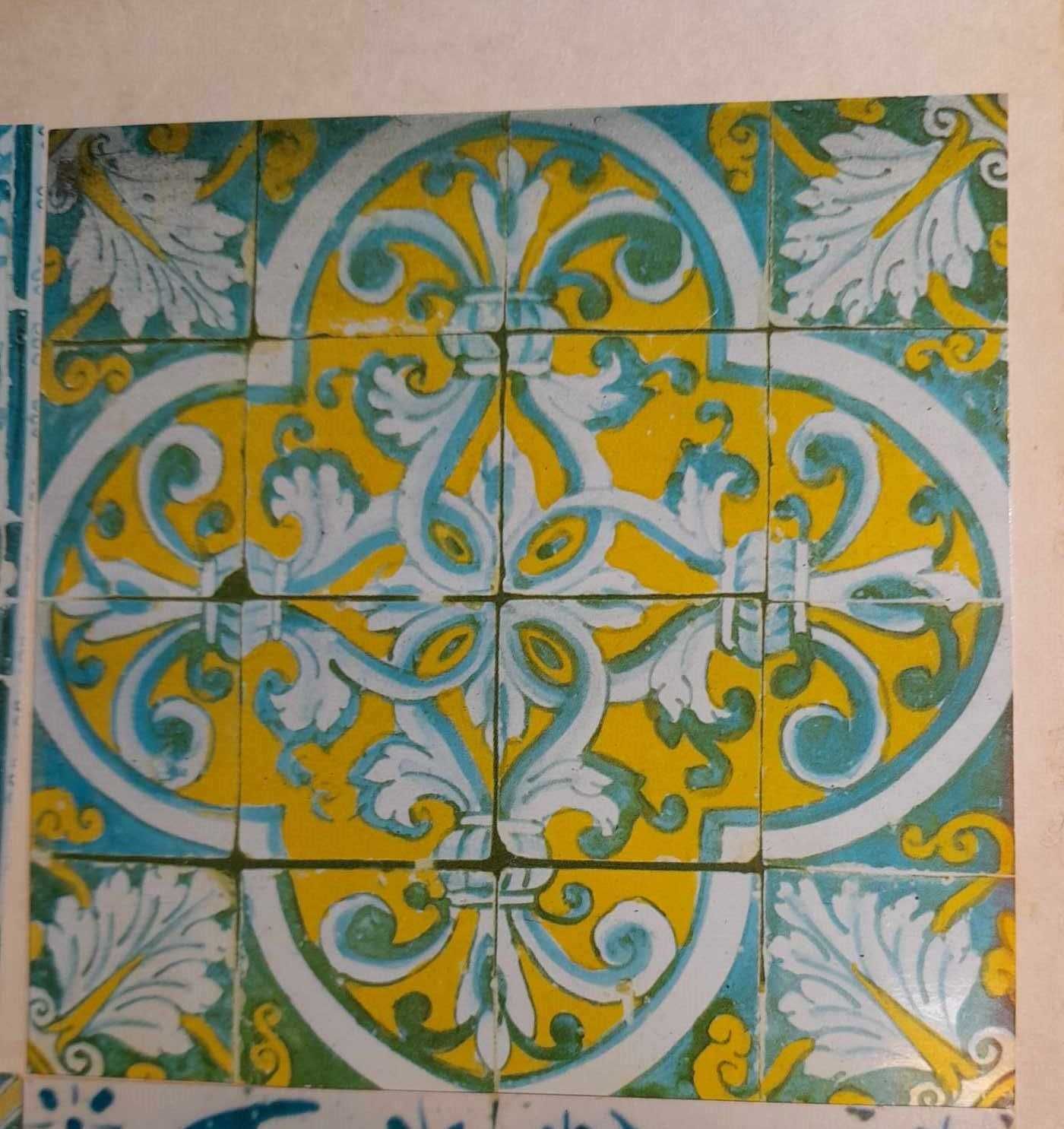 4 Postais antigos Azulejo - Parceria dos CTT com o Museu do Azulejo
