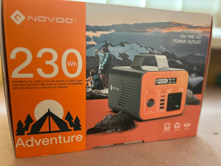 Портативная солнечная электростанция NOVOO ESS 230 Втч