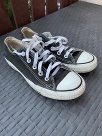 All Star Converse 36 czarno białe na stopę 22,5 cm