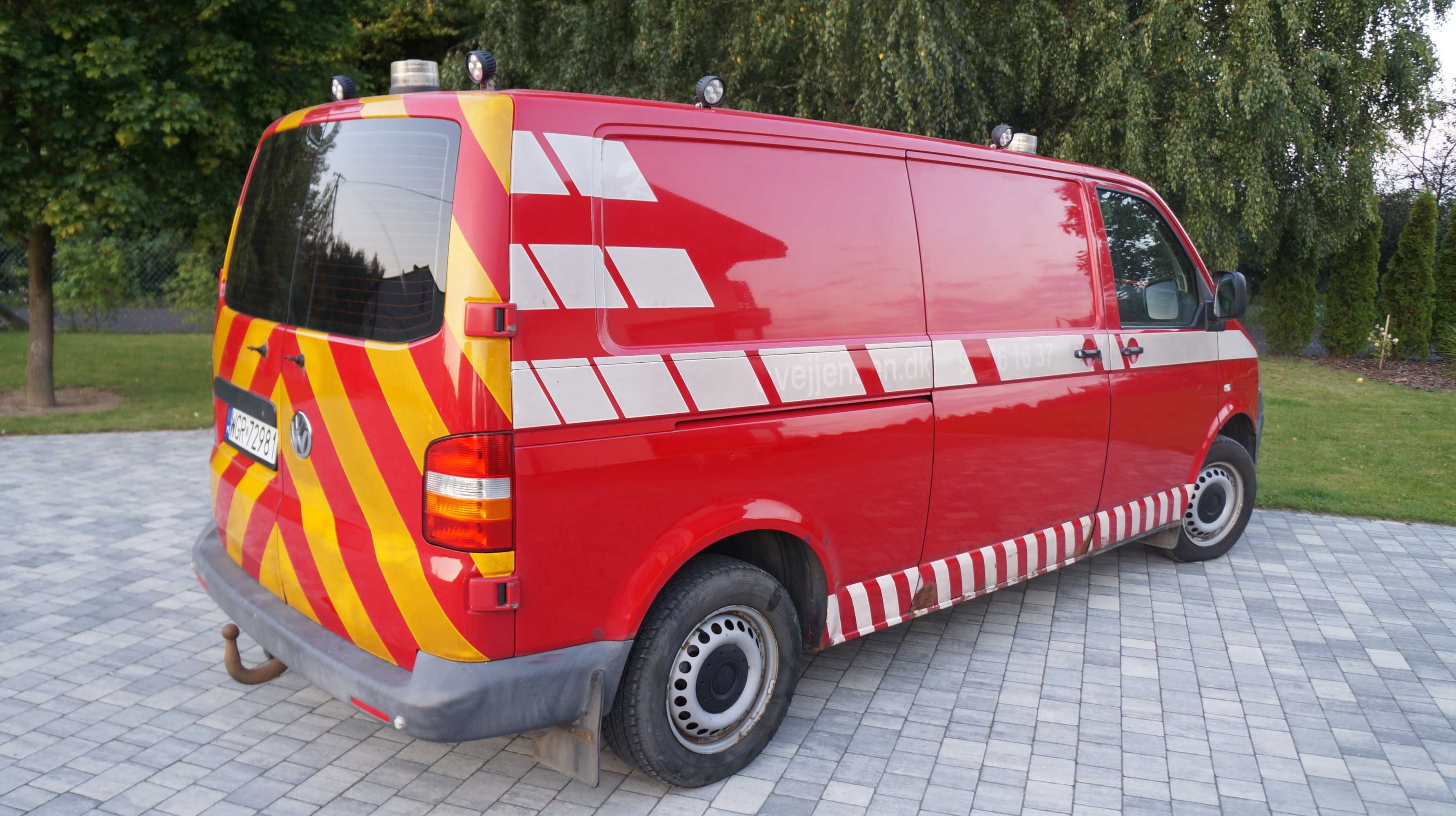 VW Transporter T5 4Motion Webasto Serwisowy dla Straży Pożarnej