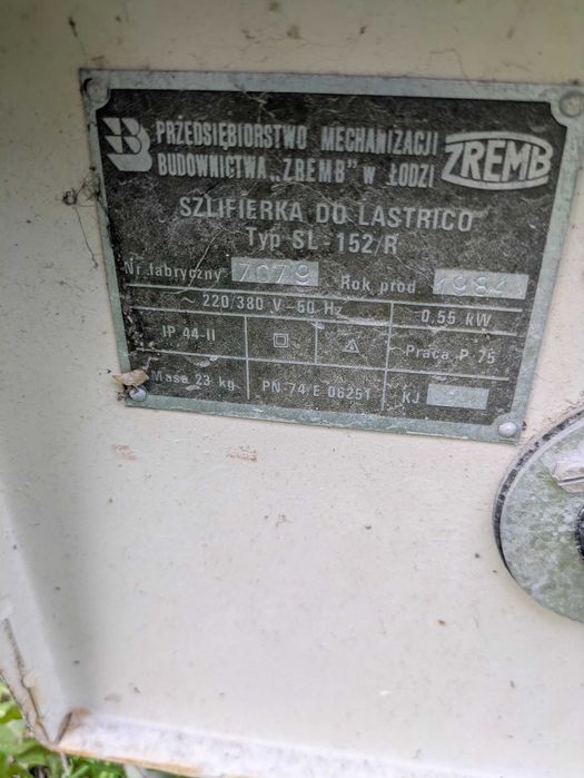 Szlifierka do betonu lastrico lastrica lastrika lastriko zremb