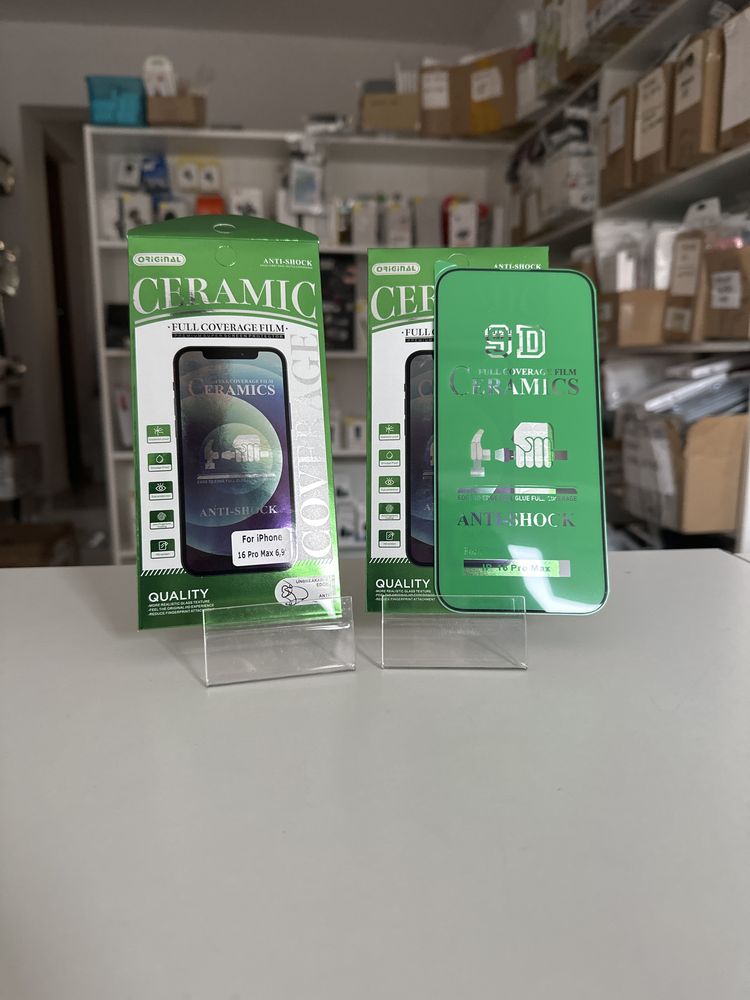 2x szkło hybrydowe ceramiczne nie pękające do iphone 16 pro max