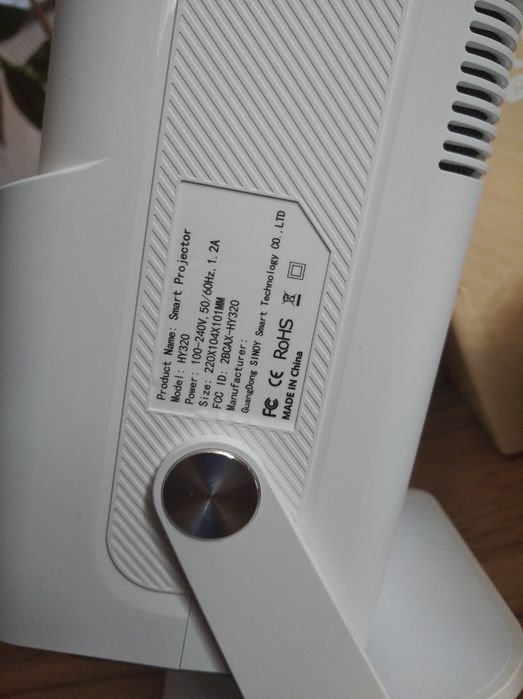 Портативний проектор для дому 4К, WiFi та Bluetooth + пульт, HY300