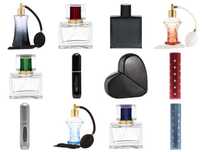 ZESTAW! Mix butelek, flakonów z pompkami oraz atomizerów do perfum