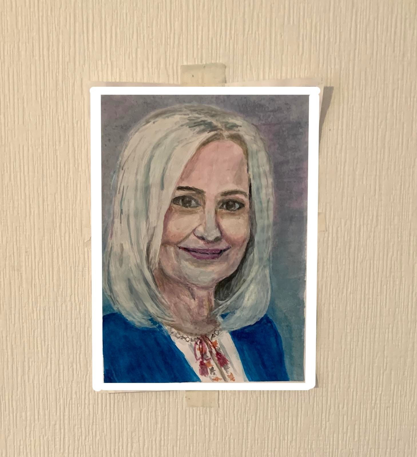 Портрет 225×165, акварель, Фаріон Ірина Дмитрівна.