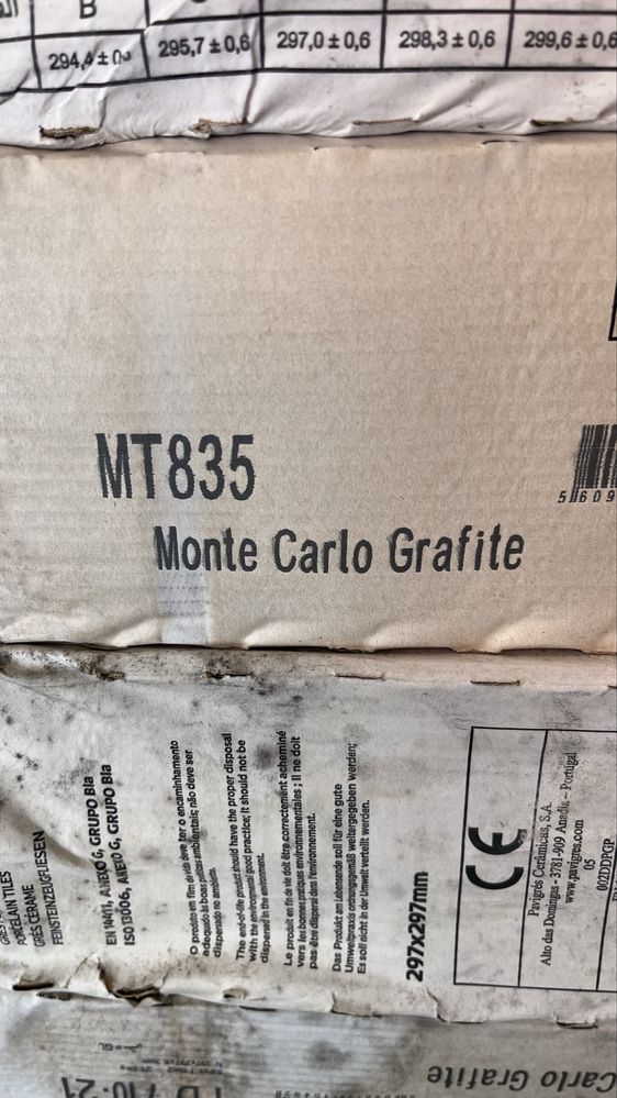 Tijoleira gres procelanico