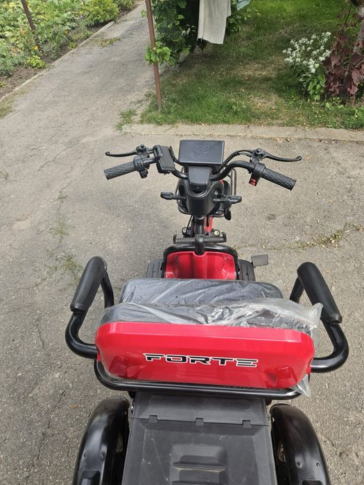 Триколісний Електроскутер FORTE S1 Red