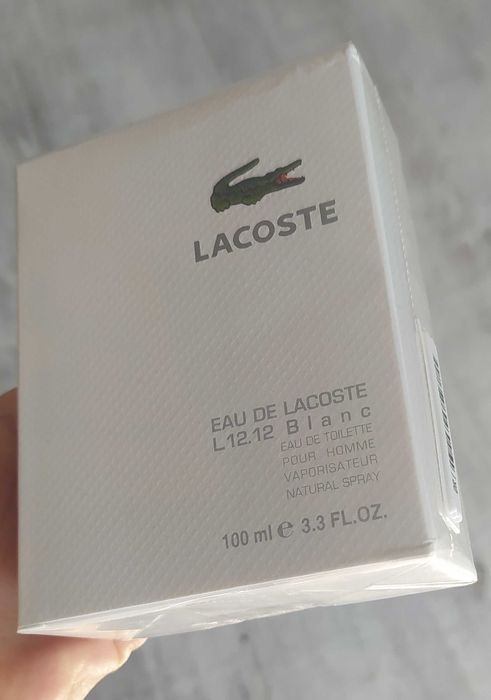 Lacoste L.12.12 Blanc 100ml EDT ZAFOLIOWANE perfumy męskie