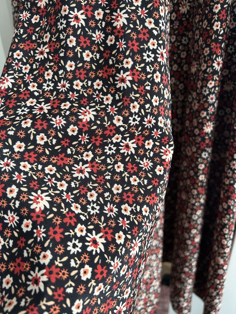 Sukienka maxi w kwiaty, z krótkim rękawem rozmiar 44 Primark