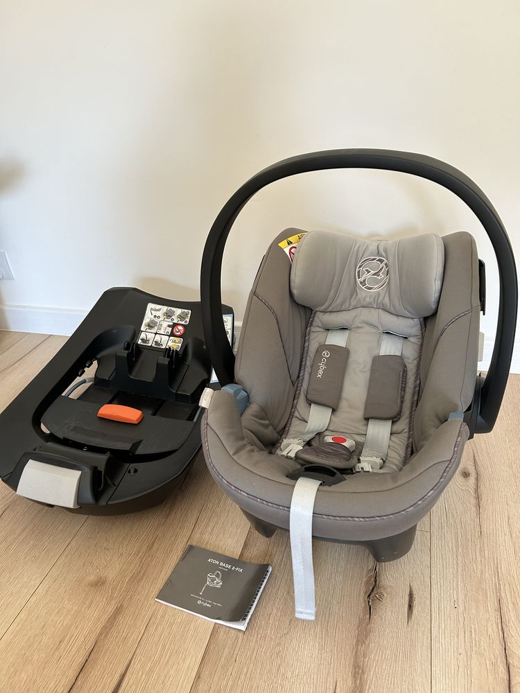 Cybex Atom Manhattan Grey + baza