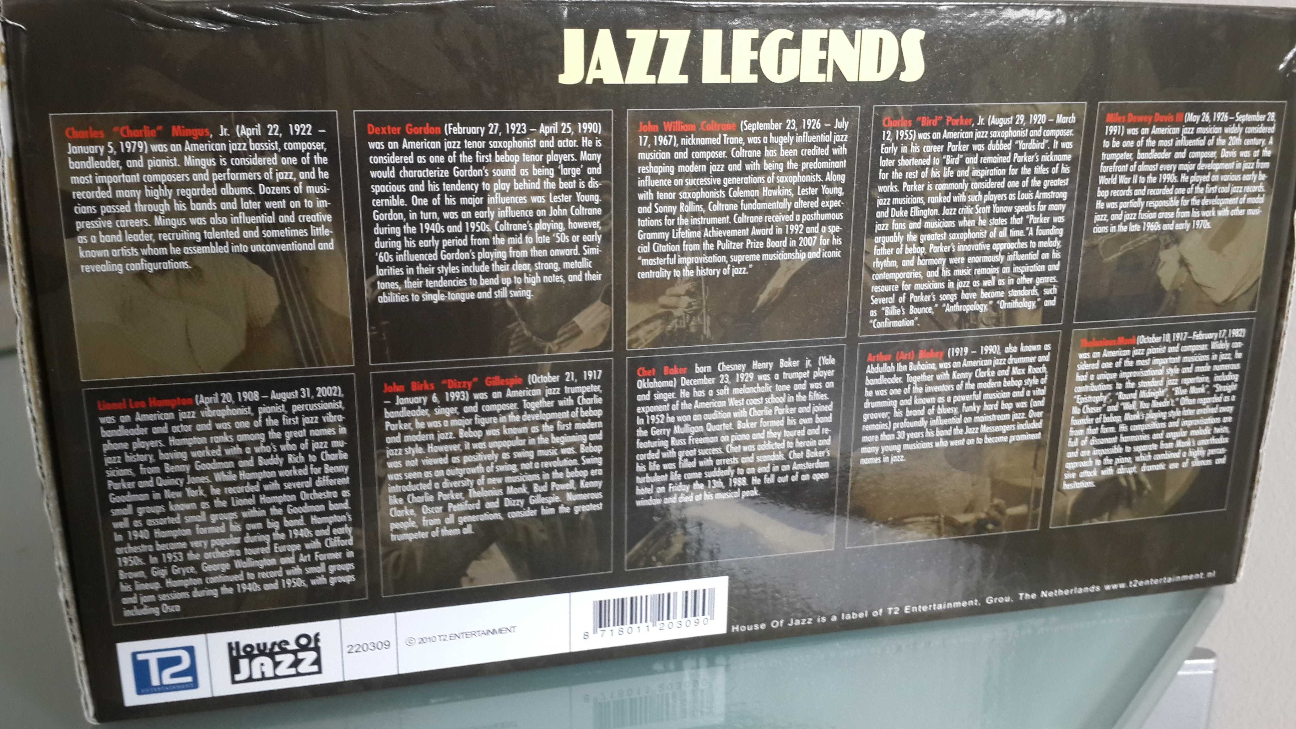 CD Box Jazz Legends 100шт , джаз
