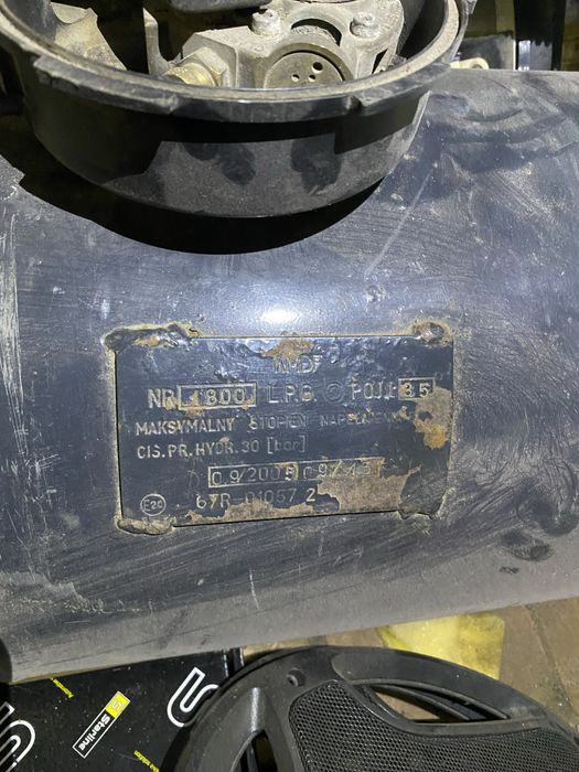Газовий балон 35л та редуктор комплект