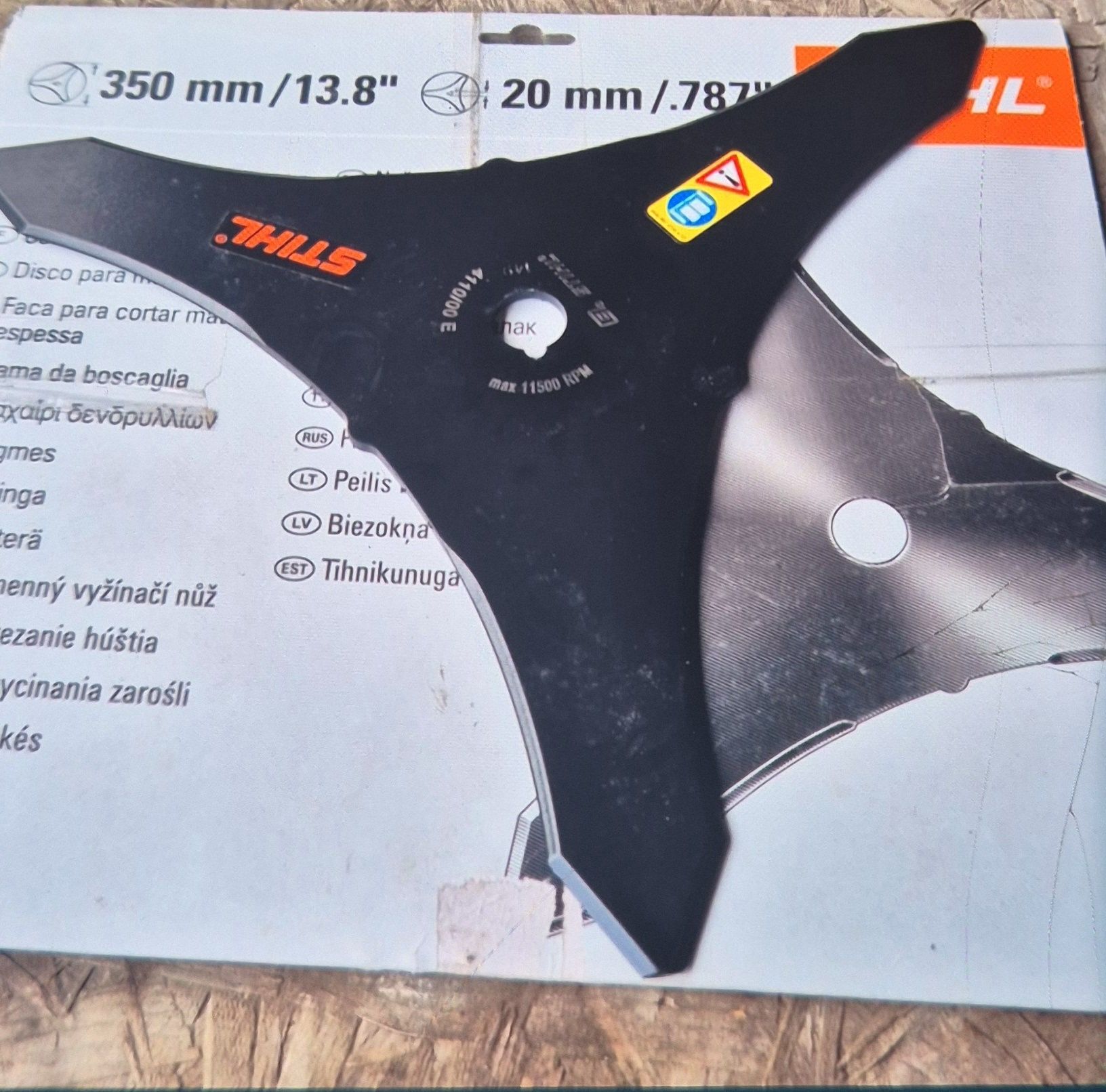 Trójząb do podkaszarki stihl